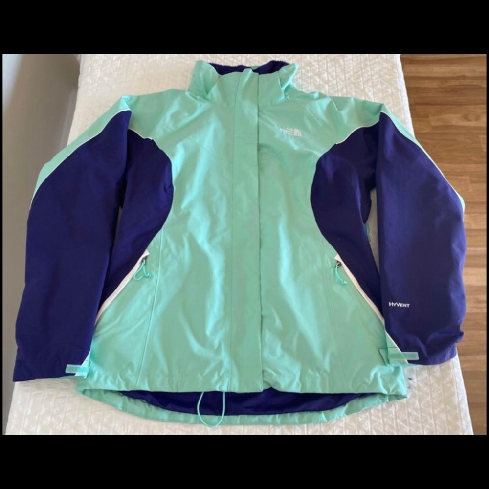 The North Face Womens 2 In 1 Hyvent Fleece & Jacket, Medium